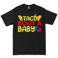 Black taco bout a baby pregnancy announcement cinco de mayo party t shirt Premium Tee - linhVisuals