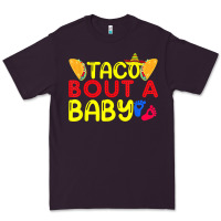 Plum taco bout a baby pregnancy announcement cinco de mayo party t shirt Premium Tee - linhVisuals