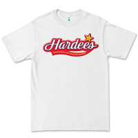 White hardee's Premium Tee - linhVisuals