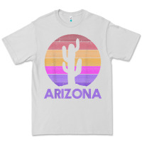 Dove Grey arizona   vintage retro cactus souvenir gift t shirt Premium Tee - linhVisuals