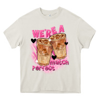 Cream We're a perfect match Valentine's Day Heavy Core Tee - FaDigitalArtStudio