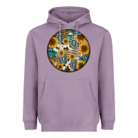 Lavender western pattern circle earrings Heavyweight Hoodie - Jasminsmagicworld