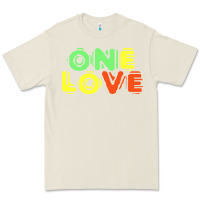Bone reggae colors t  shirtone love reggae lovers pattern t  shirt Premium Tee - linhVisuals