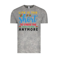 Cloud Rock life is too to stress the small things anymo Vintage Tee - CowhideDigitalArt