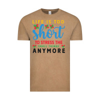 Vintage Coffee life is too to stress the small things anymo Vintage Tee - CowhideDigitalArt