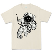 Bone astronaut in the space Premium Tee - linhVisuals