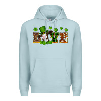 Blue Mist st patricks love heifer Premium Hoodie - Artiststas