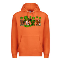 Carrot st patricks love heifer Premium Hoodie - Artiststas