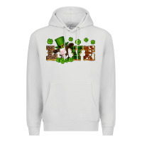 Dove Grey st patricks love heifer Premium Hoodie - Artiststas