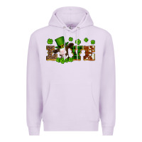 Lilac st patricks love heifer Premium Hoodie - Artiststas