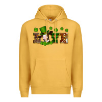 Mustard st patricks love heifer Premium Hoodie - Artiststas