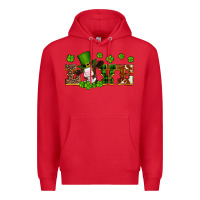 Red st patricks love heifer Premium Hoodie - Artiststas