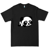 Black baby panda bear Premium Tee - linhVisuals