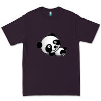 Plum baby panda bear Premium Tee - linhVisuals