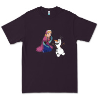 Plum olaf and  elsa Premium Tee - linhVisuals