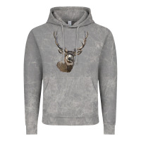 Cloud Rock Mule Buck Deer Head Vintage Hoodie - LillyAllenDesigns