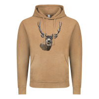 Vintage Camel Mule Buck Deer Head Vintage Hoodie - LillyAllenDesigns