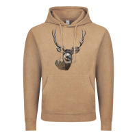 Vintage Coffee Mule Buck Deer Head Vintage Hoodie - LillyAllenDesigns