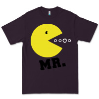 Plum Mr Pacman Premium Tee - linhVisuals