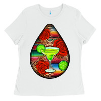 White mexican teardrop  4 Ladies Tee - BundleAndBundleShop