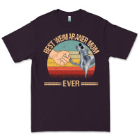 Plum best weimaraner mom ever mom gift mother's day Premium Tee - linhVisuals