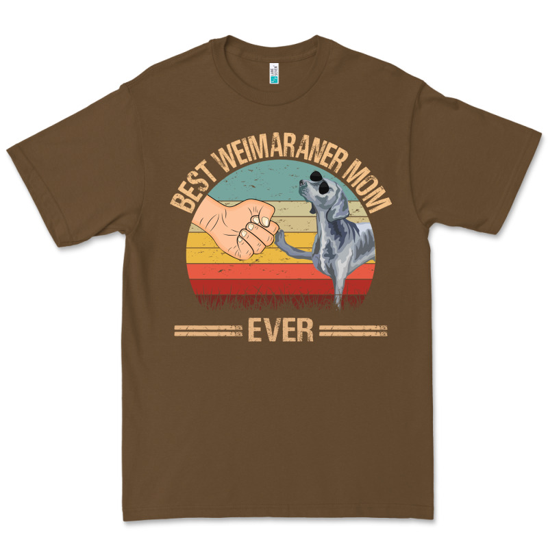Best Weimaraner Mom Ever Mom Gift Mother's Day Premium Tee by linhVisuals | Teevron