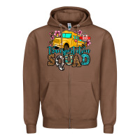 Chestnut transportation squad school bus Zipper Hoodie - Jasminsmagicworld