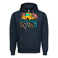 Navy transportation squad school bus Zipper Hoodie - Jasminsmagicworld