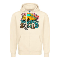 Transportation Squad School Bus Zipper Hoodie | Teevron