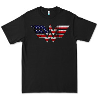 Black Wonder woman american flag Premium Tee - linhVisuals