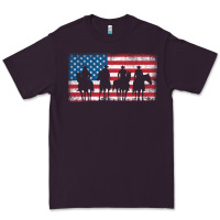 Plum cowboy patriotic american flag 4th of july gift tee Premium Tee - linhVisuals