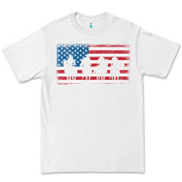 Cowboy Patriotic American Flag 4th Of July Gift Tee Premium Tee | Teevron