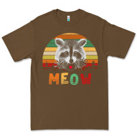 Cacao funny vintage raccoon meow raccoon lovers Premium Tee - linhVisuals