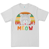 Dove Grey funny vintage raccoon meow raccoon lovers Premium Tee - linhVisuals