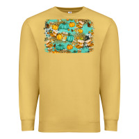 Antique Gold western fall vibes background Premium Sweatshirt - Jasminsmagicworld