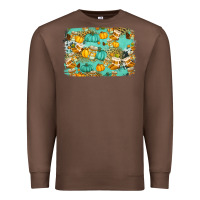 Chestnut western fall vibes background Premium Sweatshirt - Jasminsmagicworld