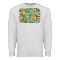 Dove Grey western fall vibes background Premium Sweatshirt - Jasminsmagicworld