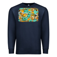 Navy western fall vibes background Premium Sweatshirt - Jasminsmagicworld