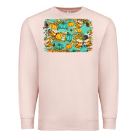 Pale Pink western fall vibes background Premium Sweatshirt - Jasminsmagicworld
