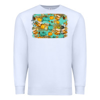 White western fall vibes background Premium Sweatshirt - Jasminsmagicworld