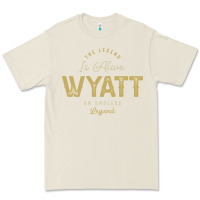 Bone The Legend Wyatt Funny Personalized Name Premium Tee - linhVisuals