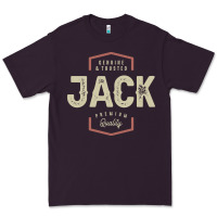Plum Genuine Jack Funny Personalized Name Premium Tee - linhVisuals