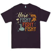 Plum here fishy fishy fishy fishing lovers gifts Premium Tee - linhVisuals