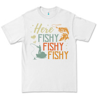 White here fishy fishy fishy fishing lovers gifts Premium Tee - linhVisuals