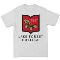 Dove Grey Lake Forest College Premium Tee - linhVisuals