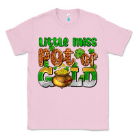 Bubblegum Pink St. Patrick's little miss pot of gold Classic Tee - OliviaCreatesArt