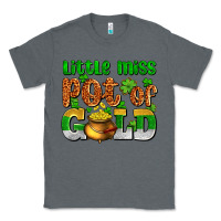 Charcoal Heather St. Patrick's little miss pot of gold Classic Tee - OliviaCreatesArt