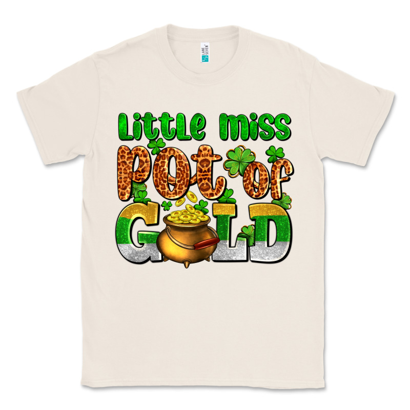 St. Patrick's Little Miss Pot Of Gold Classic Tee by OliviaCreatesArt | Teevron