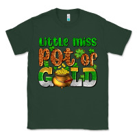 Sports Green St. Patrick's little miss pot of gold Classic Tee - OliviaCreatesArt
