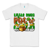 White St. Patrick's little miss pot of gold Classic Tee - OliviaCreatesArt